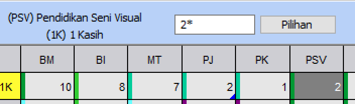 (PSV) Pendidikan Seni Visual  Pilihan  (IK) ı Kasih