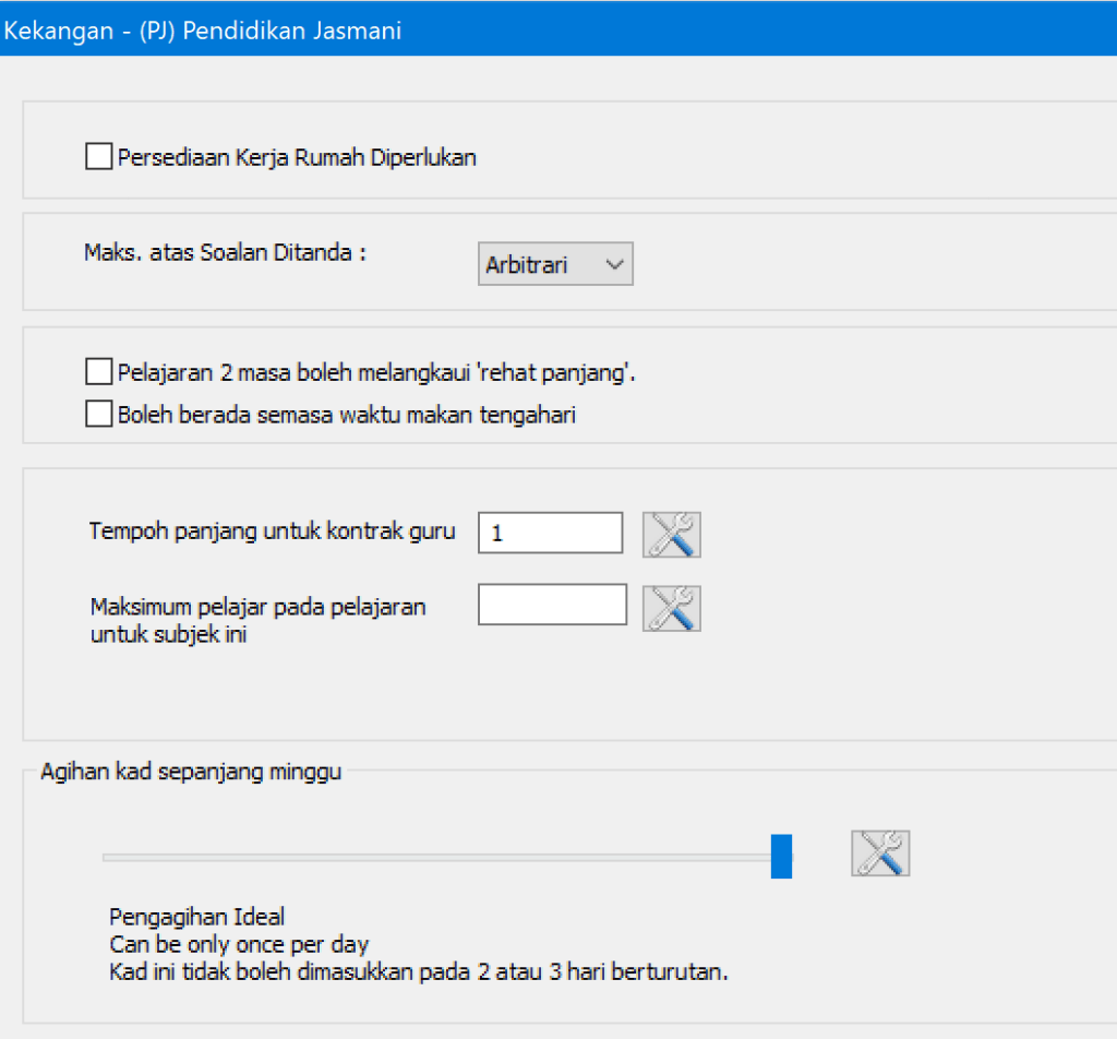 Kekangan - (PI) Pendidikan Jasmani  Pesedam Reja Run*  MSS. atas so